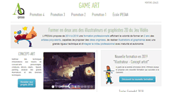 Desktop Screenshot of ipesaa-gameart.com